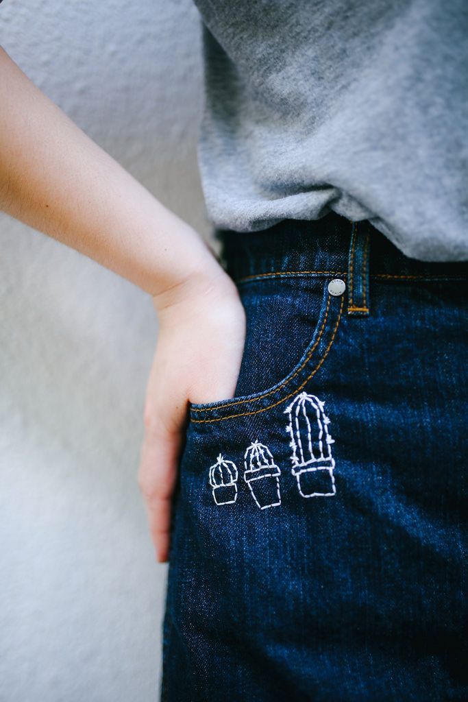 Roadtested: DIY Word Embroidery Two Ways -   24 diy fashion jeans ideas