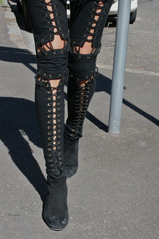 DIY Style Stalker Leggings -   24 diy fashion jeans
 ideas