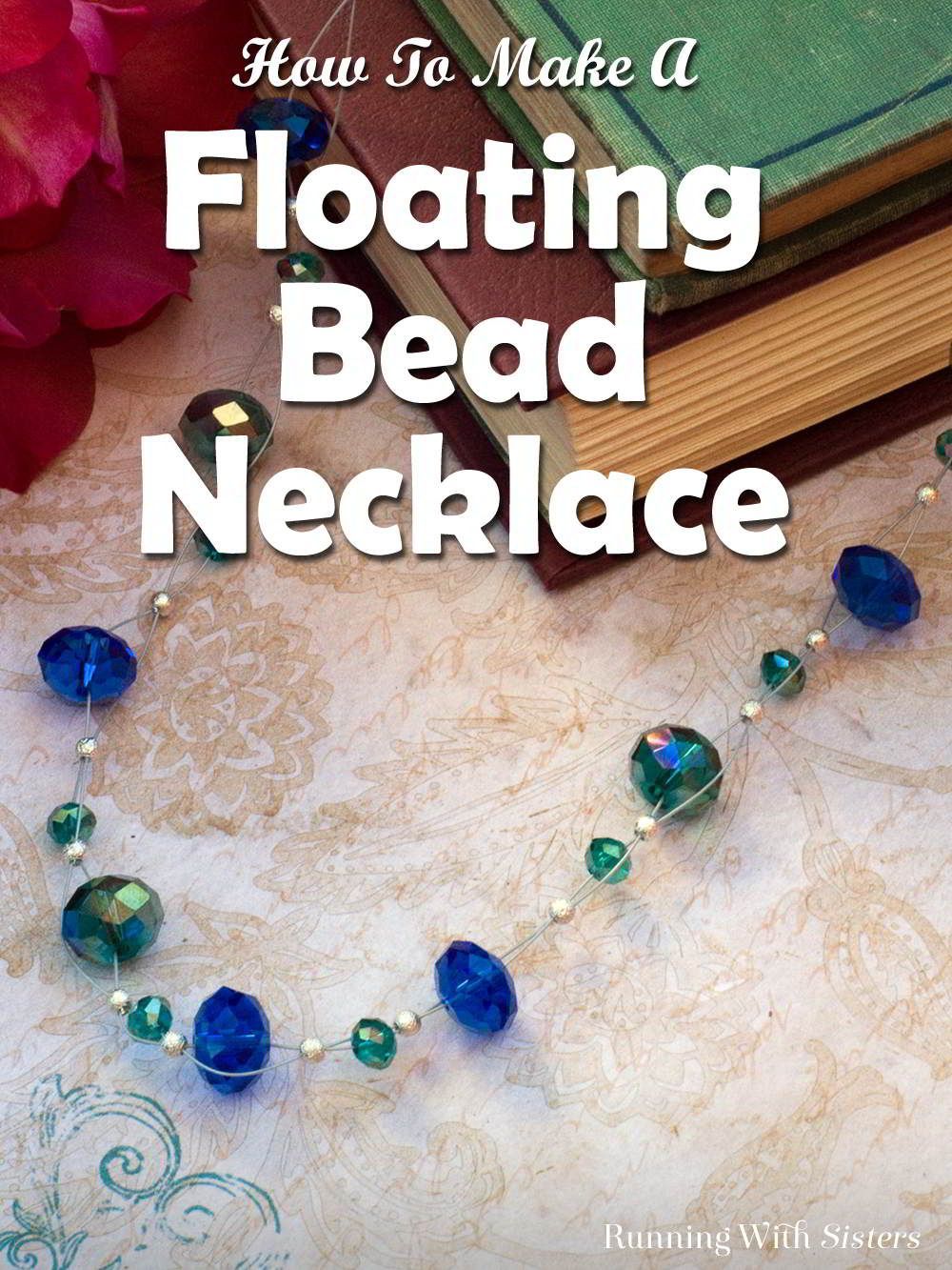 How To Make A Floating Bead Necklace -   24 diy necklace beads
 ideas