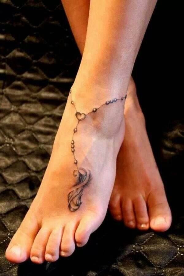Best Foot Tattoo Designs - Our Top 10 -   24 feminine foot tattoo
 ideas