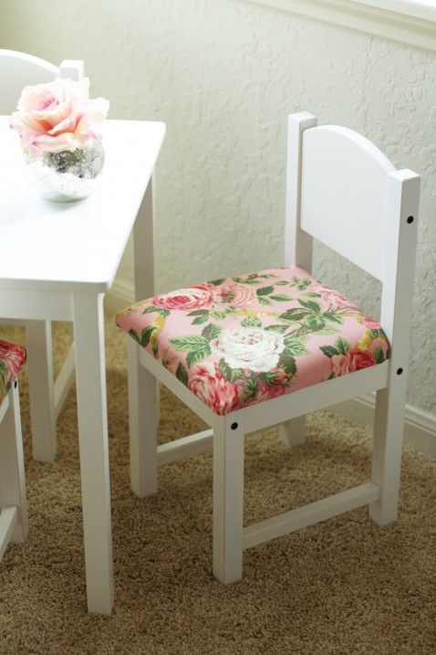 DIY Fancied Up Kids Table and Chairs-Ikea Hack                                                                                                                                                     More -   24 fitness room ikea hacks
 ideas