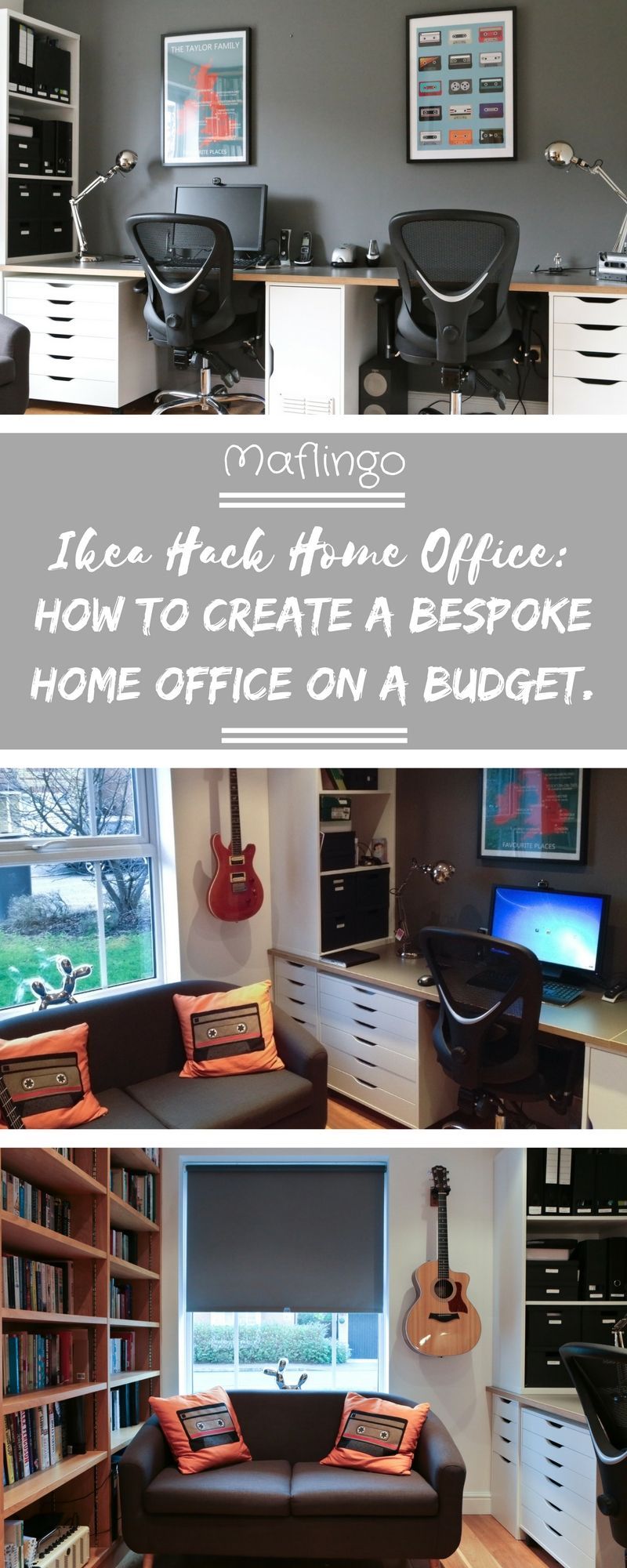 Ikea Hack home office / study : How to create a home office on a budget. -   24 fitness room ikea hacks
 ideas
