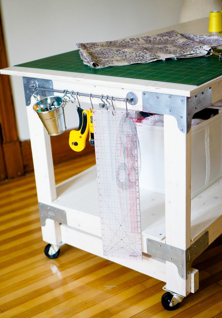 Sewing & Cutting Table DIY for Your Craft or Sewing Studio -   24 folding crafts table
 ideas