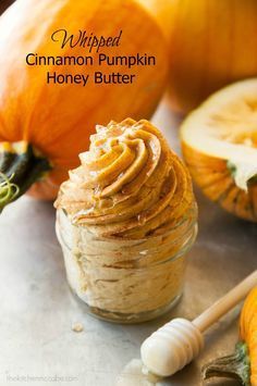 Whipped Cinnamon Pumpkin Honey Butter -   24 fresh pumpkin recipes
 ideas