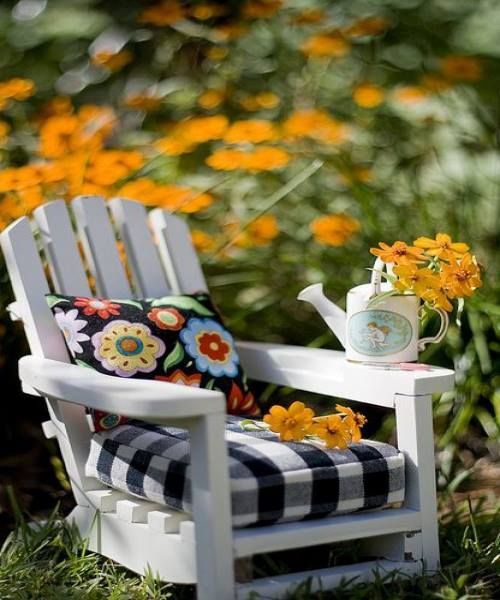 Tea time in the garden - The Alabaster Quill -   24 garden seating tea time
 ideas