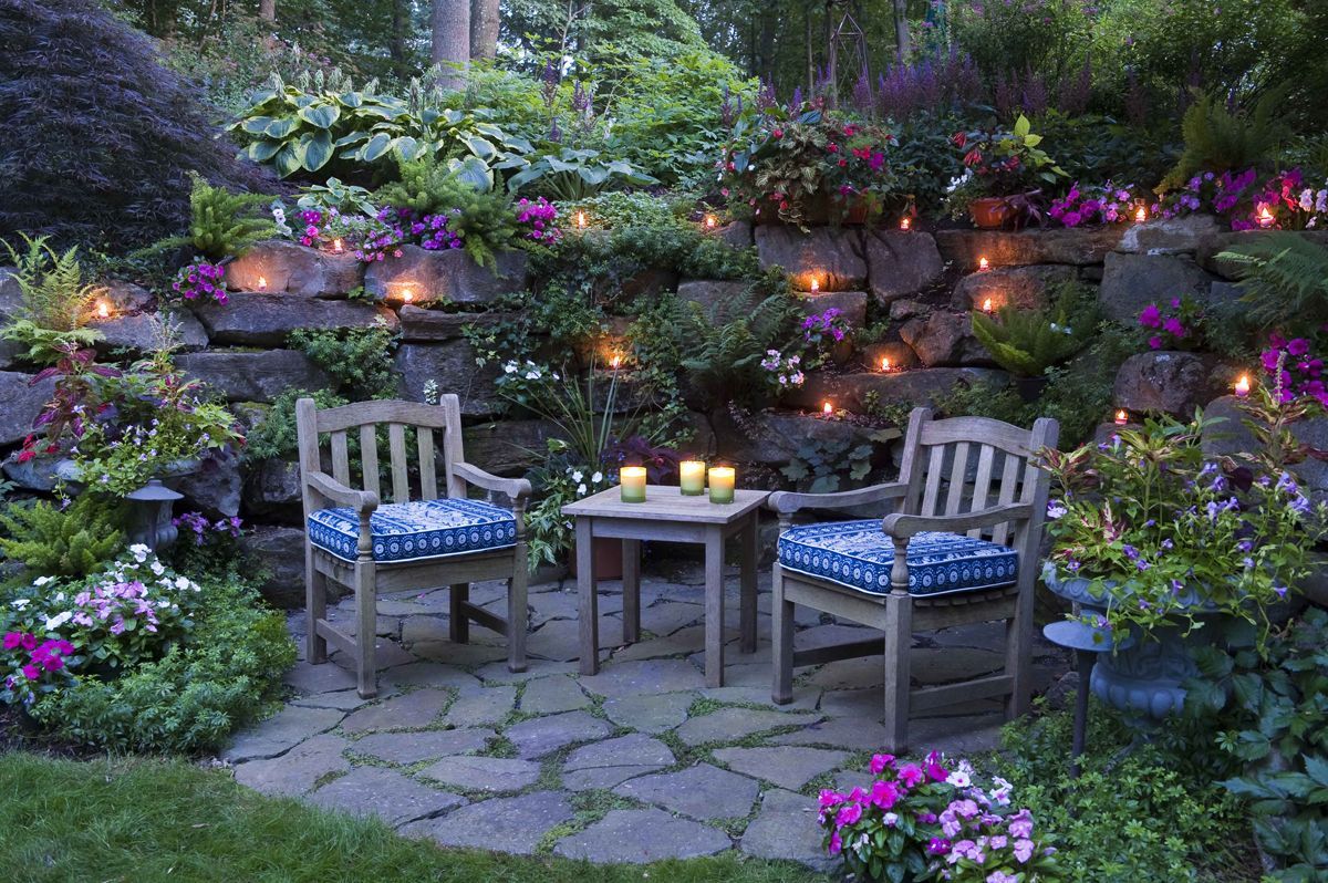 22 Small Backyard Ideas and Beautiful Outdoor Rooms Staging Homes in Style -   24 garden seating tea time
 ideas