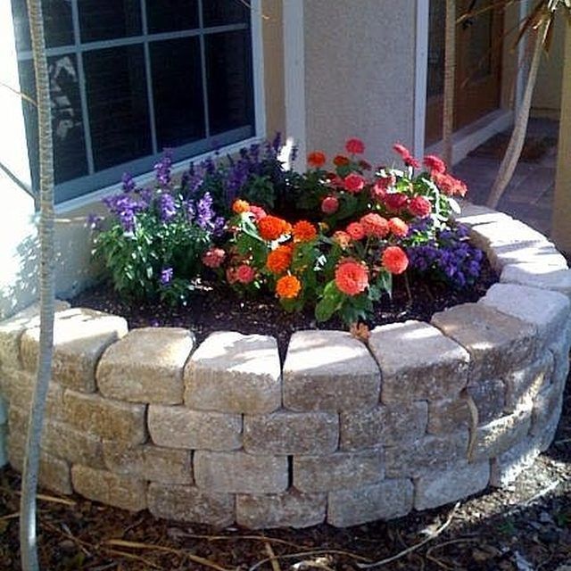 How to Build A Retaining Wall Flower Bed -   24 garden wall how to build
 ideas