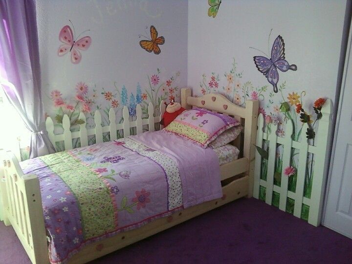 Garden theme girls room -   24 girls garden room
 ideas