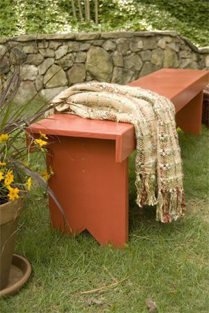Rustic Bench?? I have wanted this bench for years, but I want mine to look quite a bit more rustic! -   24 green garden bench
 ideas