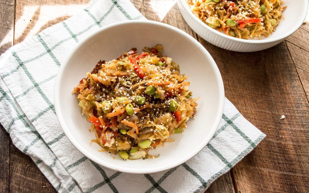Spaghetti Squash Teriyaki Bowl [Vegan, Grain-Free] -   24 green spaghetti recipes
 ideas