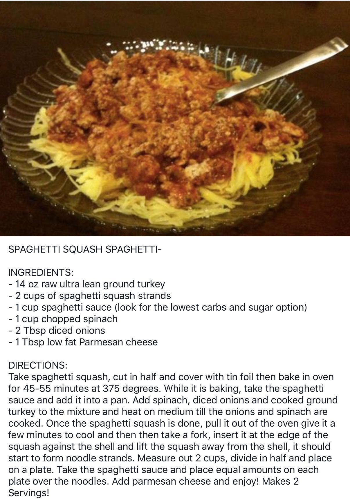 Lean and Green - Spaghetti Squash Spaghetti -   24 green spaghetti recipes
 ideas