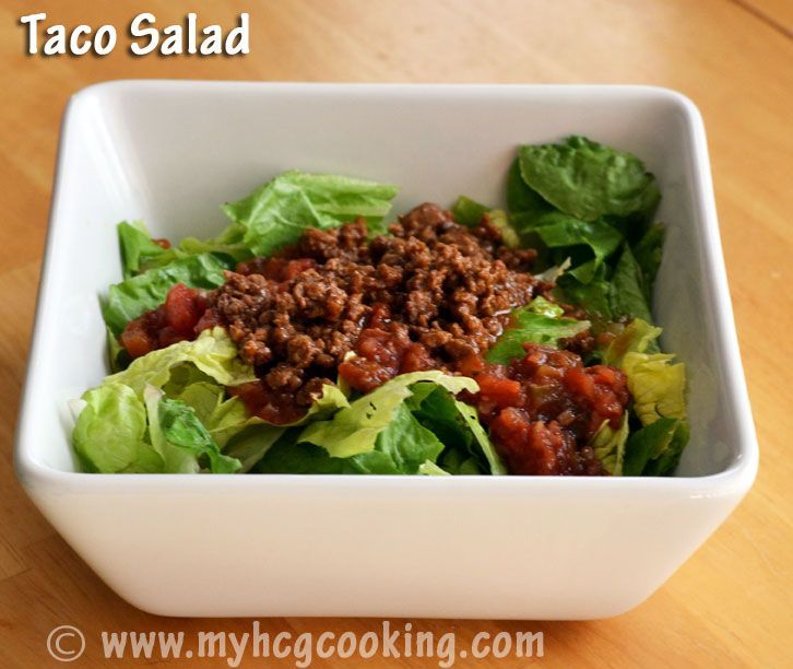 My HCG Cooking Blog - Favorite recipes and discoveries on my HCG weightloss journey: P2 Taco Salad -   24 hcg diet recipes phase 1
 ideas