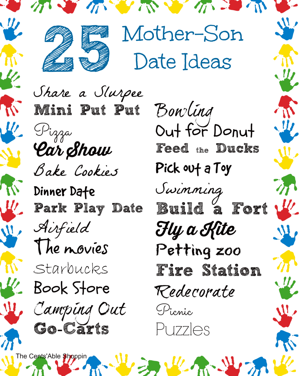 Mother and Son Date Ideas -   24 mother daughter dates
 ideas