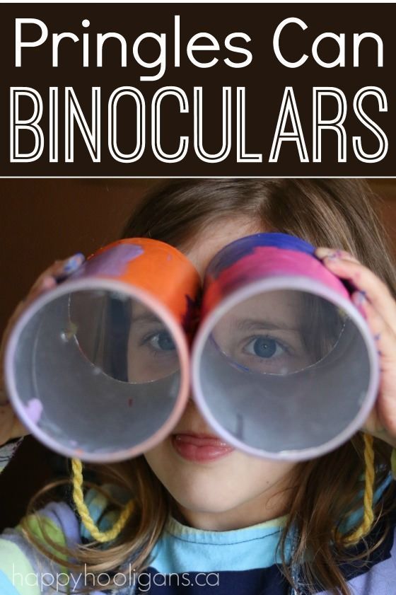 Pringles Can Binoculars Craft for Preschoolers -   24 ocean crafts happy hooligans
 ideas