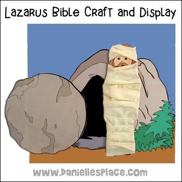 Lazarus Bible Craft and Display for Sunday School from www.daniellesplace.com -   24 school crafts display
 ideas