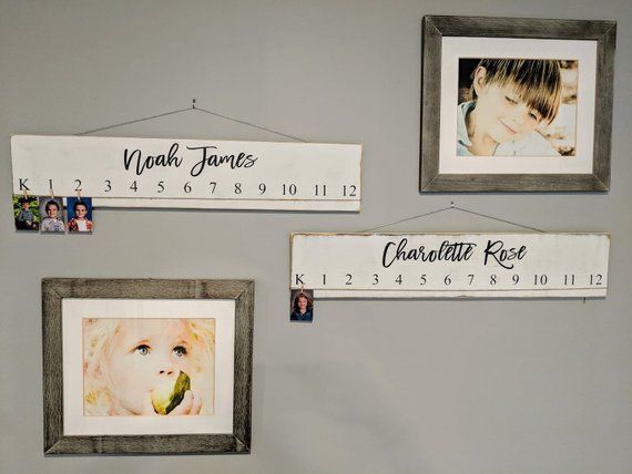K-12 Picture boards;School pictures;Wallet size picture frame; School picture board; School Picture Display;K-12 pictures;Prechool picture -   24 school crafts display
 ideas