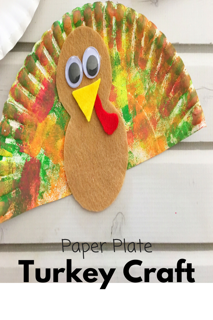 Paper Plate Turkey Craft: Make learning fun! -   24 school crafts display
 ideas