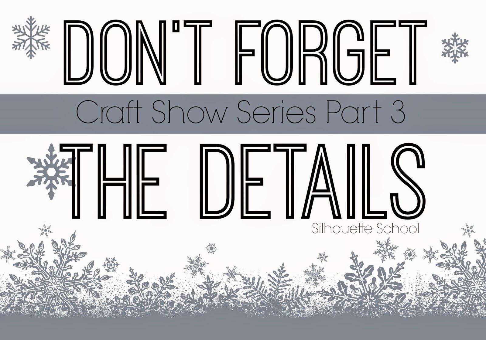 Craft Show Series Part 3: Don't Forget the Details -   24 school crafts display
 ideas