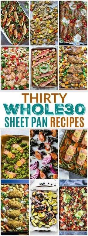 30 Whole30 Sheet Pan Recipes -   24 skinny dinner recipes
 ideas