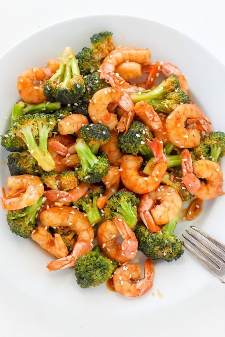 20-Minute Skinny Sriracha Shrimp and Broccoli -   24 skinny dinner recipes
 ideas