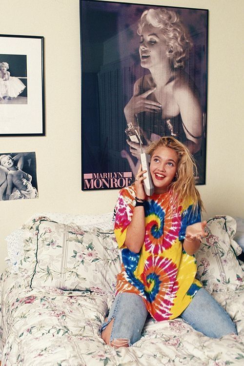 Vintage Style Icon: 1990’s Drew Barrymore -   24 style icons 1990s
 ideas