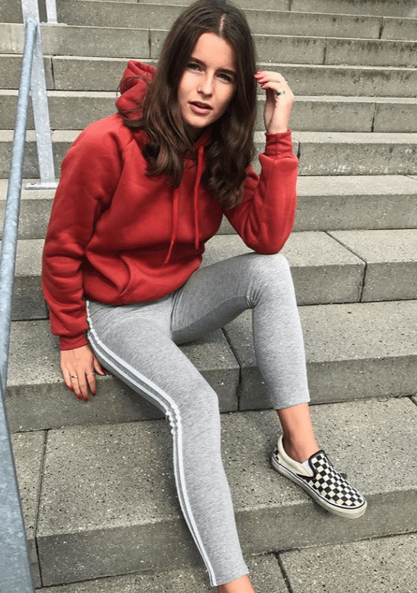 What To Wear With Grey Leggings When You're Not At The Gym -   24 teen style leggings
 ideas
