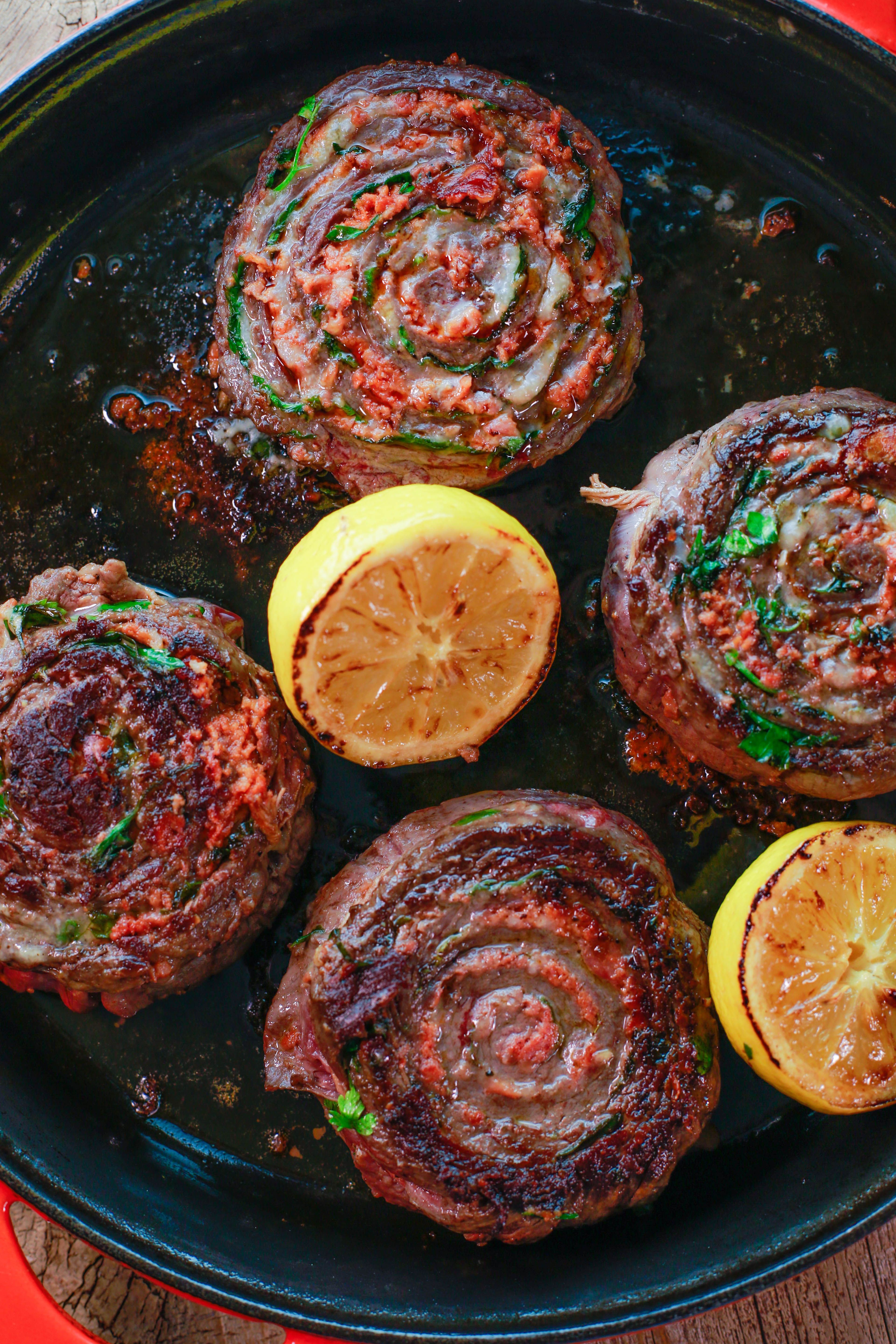 Spanish-Style Skirt Steak Pinwheels -   24 unique grilling recipes
 ideas