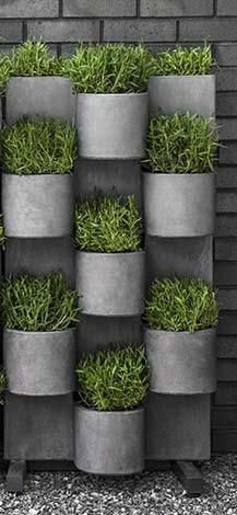 Campania International Fiber Cement Garden Anywhere Vertical Garden System 2 -   24 urban garden wall
 ideas