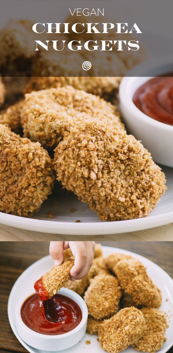 Chickpea Nuggets -   24 vegan recipes dinner
 ideas