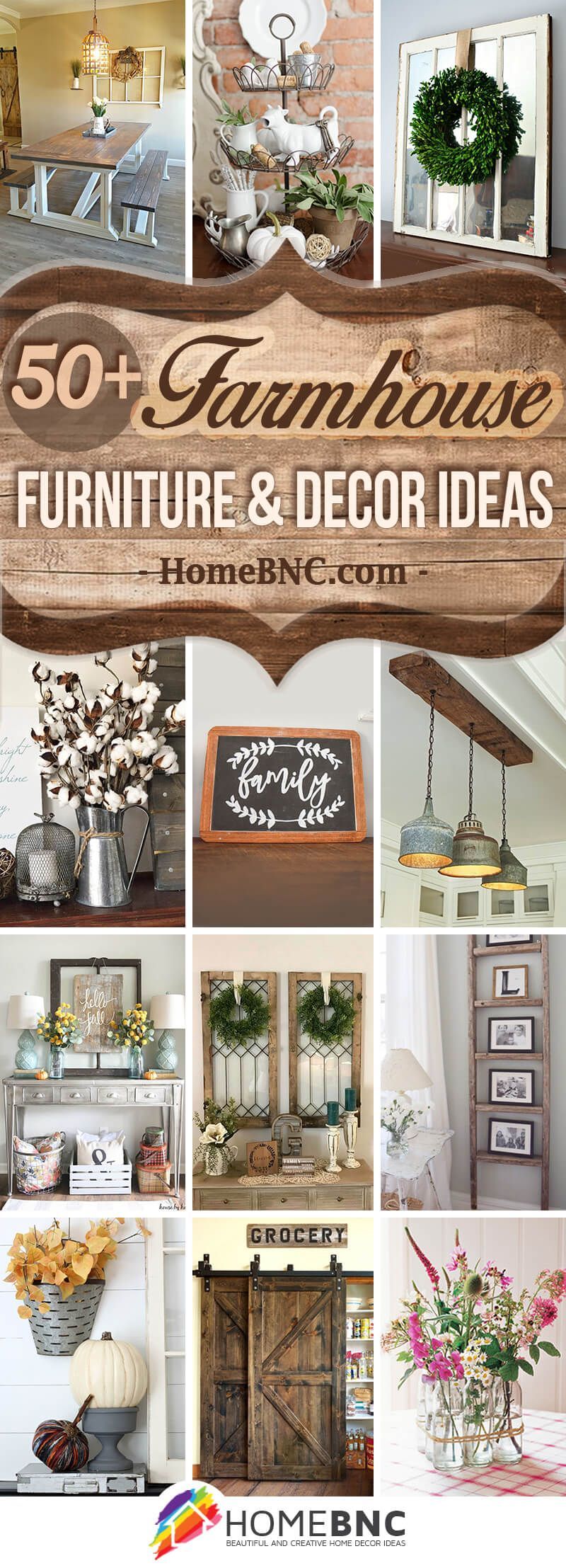 50+ Stunning Farmhouse Furniture and Decor Ideas to Turn Your Home into a Rustic Getaway Spot -   24 vintage rustic decor
 ideas