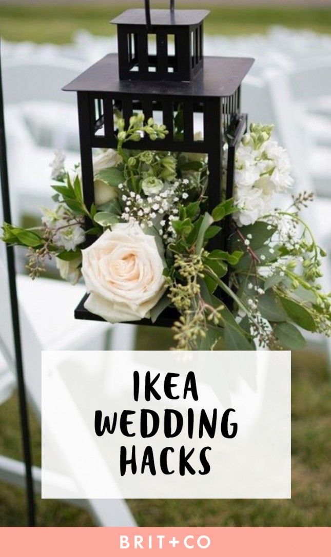 Bookmark this for fun + cheap IKEA hacks to try for your wedding. Whether you’re a total DIY bride or craving personalized decor that won’t break the bank, IKEA is a seriously smart starting point for crafting unique decor elements for your nuptials. With these hacks you can make wedding signage, mood lighting, centerpiece decorations and so much more. -   25 cheap wedding decor
 ideas