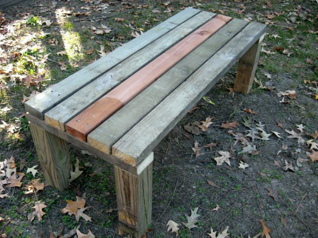 Easy, perfect garden bench! -   25 did garden bench
 ideas