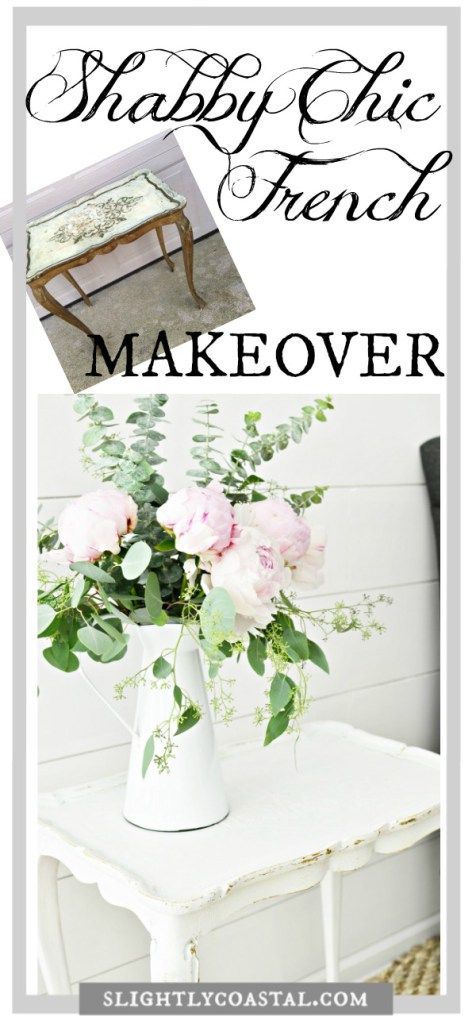 Shabby Chic French Country Table Makeover -   25 diy decorations country
 ideas