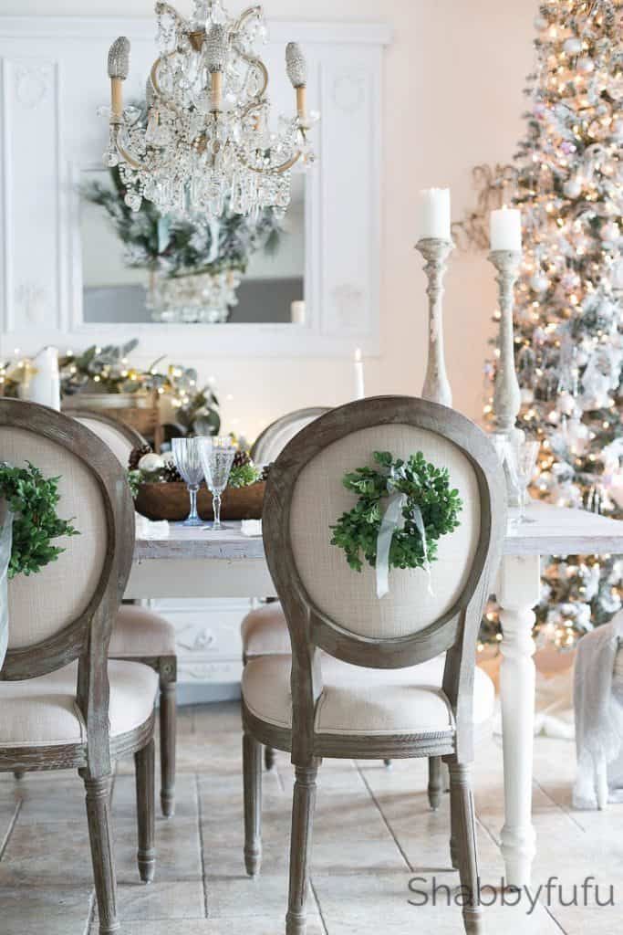 French Country Farmhouse Christmas - Style In Blue -   25 diy decorations country
 ideas
