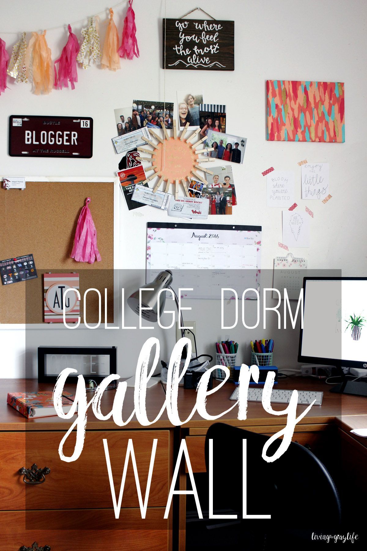 25 dorm decor wall
 ideas