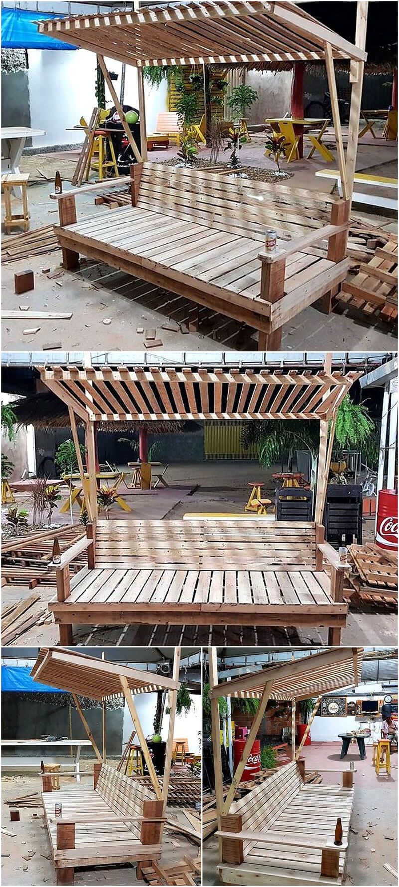 DIY Pallet Ideas That Are Easy to Make -   25 garden seating pallets
 ideas