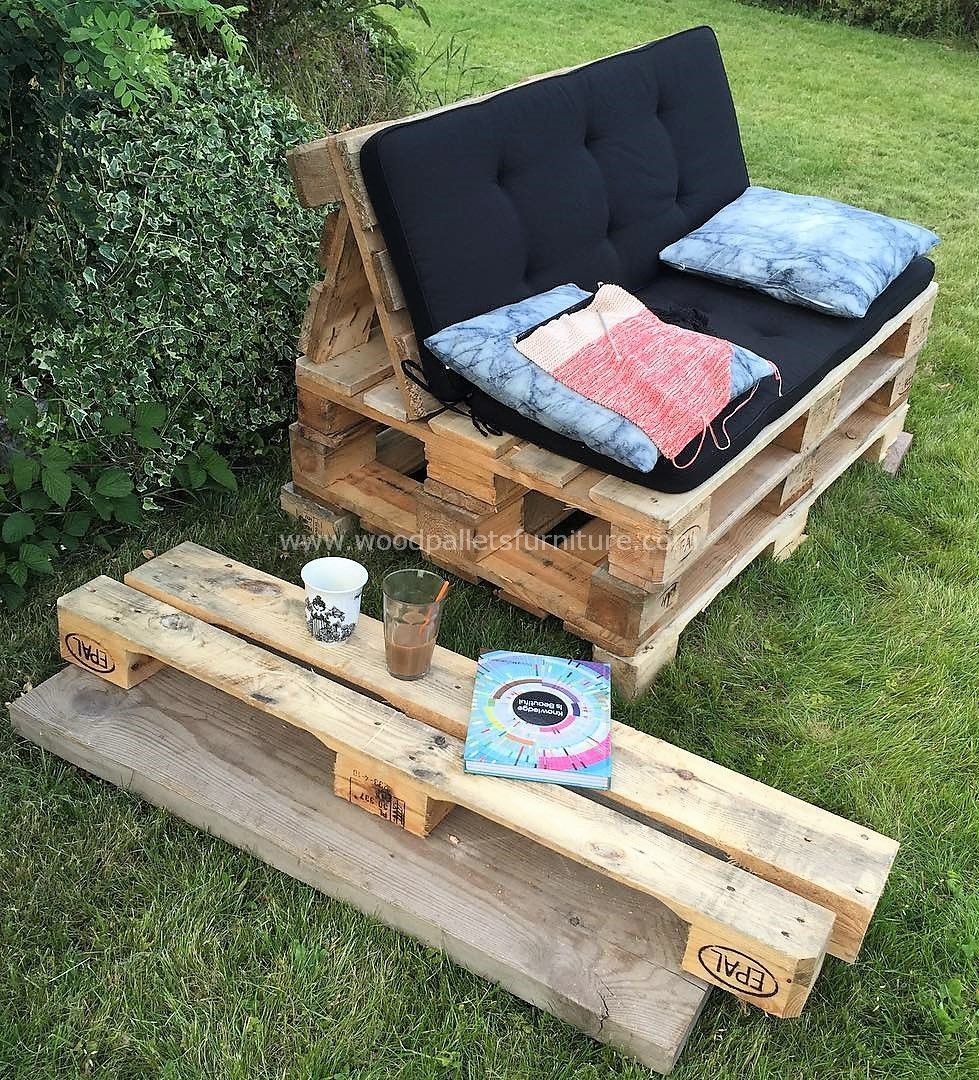 Awesome DIY Ways to Recycle Old Wooden Pallets -   25 garden seating pallets
 ideas