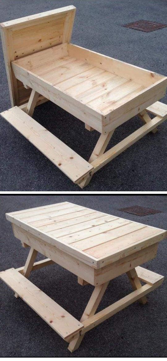 Pallet outdoor furniture bench -   25 garden seating pallets
 ideas