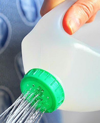 DIY Watering Jug for spring gardeners! Great for kids to help out in the Garden... Can be made with 1 gallon or 1/2 gallon  milk jugs . Includes step x step tutorial ! -   25 garden water milk jug ideas