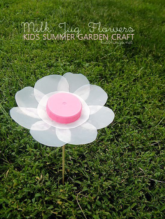 15 Fun Crafts to Make With Milk Cartons -   25 garden water milk jug ideas