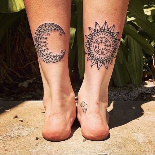 25 outer ankle tattoo
 ideas