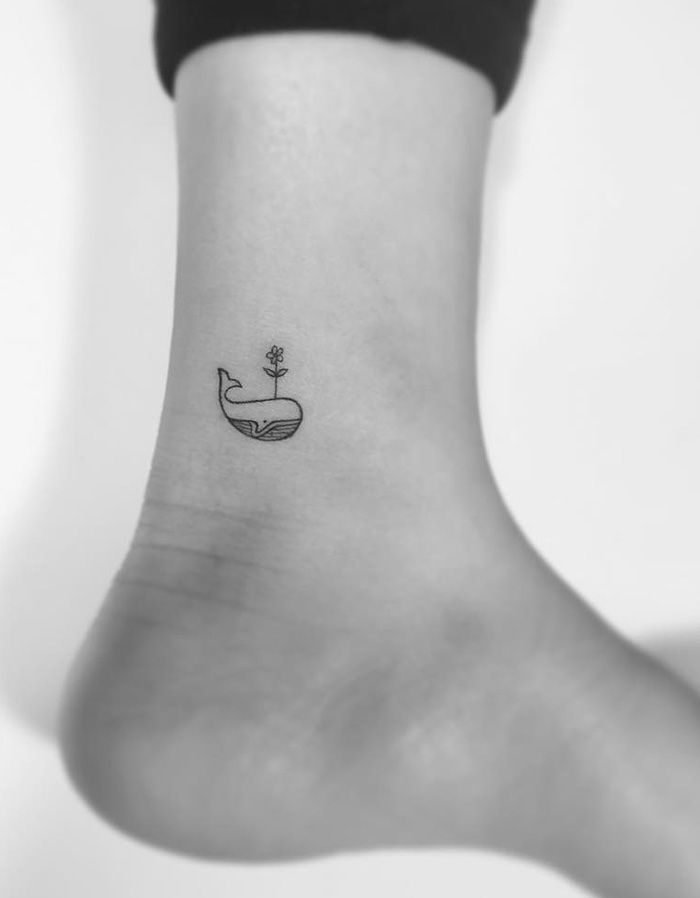 12 Adorable Minimalist Tattoos That Will Make You Want To Get Inked - Part 1 -   25 outer ankle tattoo
 ideas