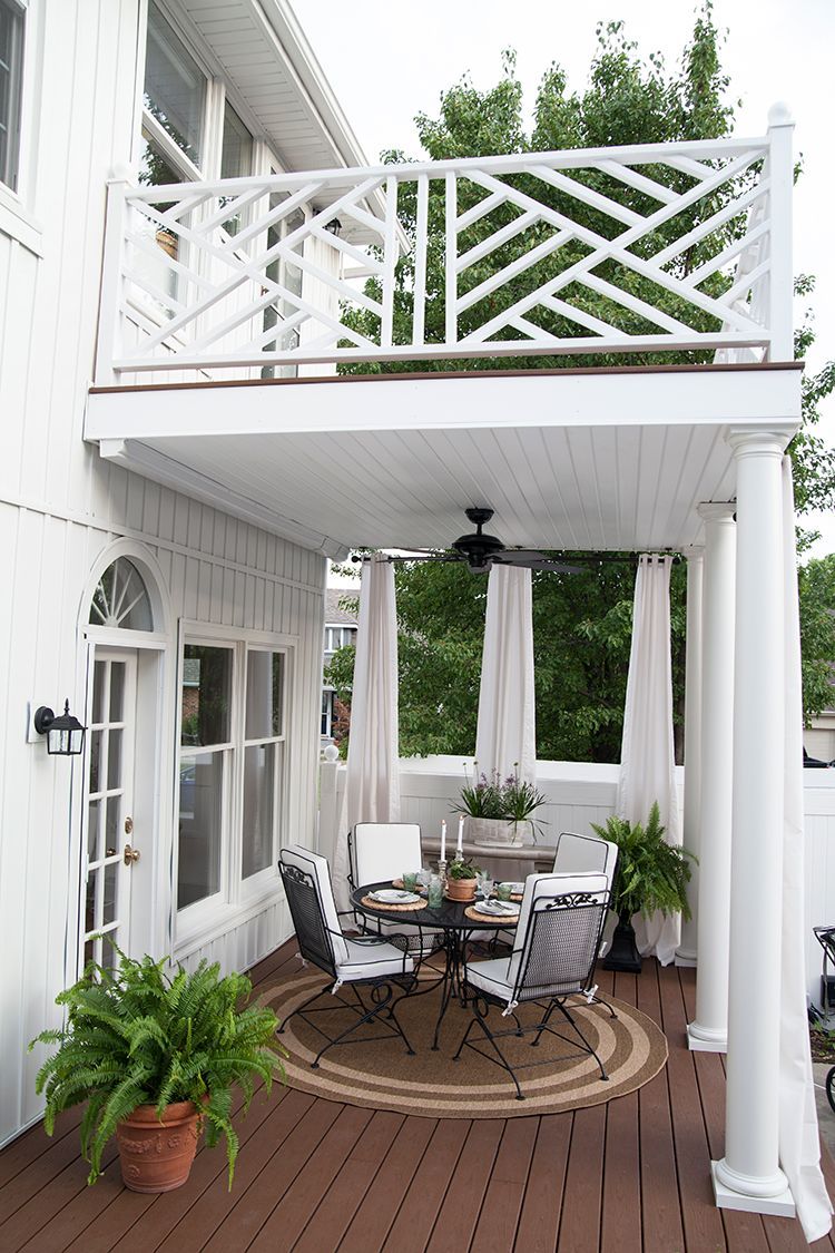 Backyard Overhaul: The Reveal -   25 upper deck decor
 ideas