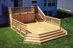 small upper deck with large lower deck - Google Search -   25 upper deck decor
 ideas