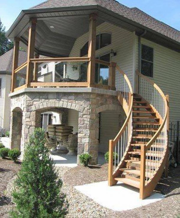 10 Creative ideas for outdoor stairs -   25 upper deck decor
 ideas