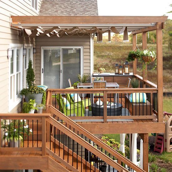 Stylish Decorative Touches for Outdoor Rooms -   25 upper deck decor
 ideas