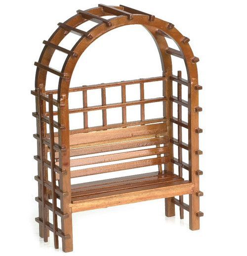 8 garden bench trellis
 ideas