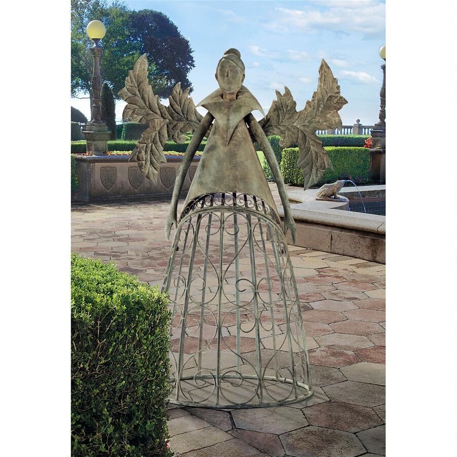 Tempest, the Metal Garden Trellis Fairy - FU71593 - Design Toscano -   8 garden bench trellis
 ideas