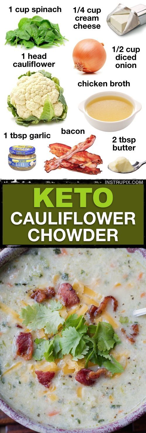 7 Easy Low Carb Soup Recipes (Keto Friendly!) -   17 low carb cauliflower
 ideas