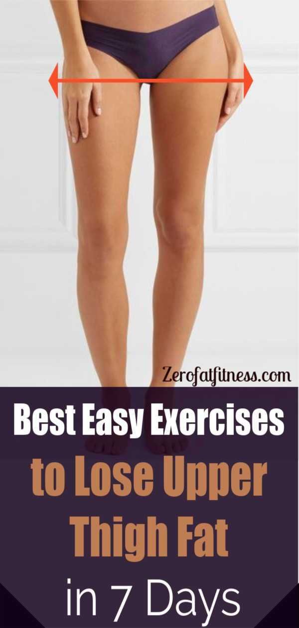 Easy Exercises to Lose Upper Thigh Fat in 7 Days -   18 fitness workouts thighs
 ideas
